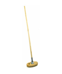 Floor Polishing Brush with Wooden Handle and Grip - 23cm - Pack of 5 - F4451