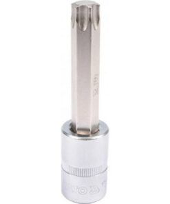Torx Bit Socket - Male - Chrome Vanadium - 1/2" Connector - Long - T60 x 100mm - YT-04328