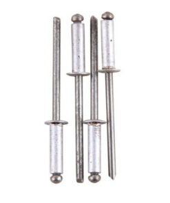 Rivets - Aluminium - 4.0 x 15mm - Pack of 100 - TOOR1660