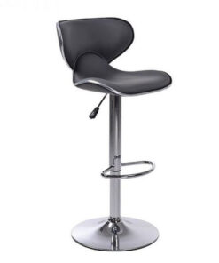 Barstool - Fiji - 100.5 x 49 x 45 cm - Polyurethane - Black - JR-6127-3