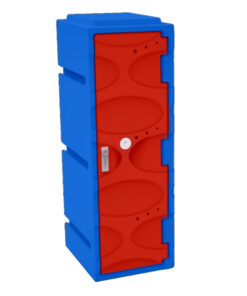 Plastic Clothes Locker - Solid Door - 45.5 x 31 x 92 cm - PA416A