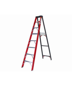 Fibreglass Single Sided Ladder - Industrial A-Frame - 4 Steps - 1.2m - FGS4