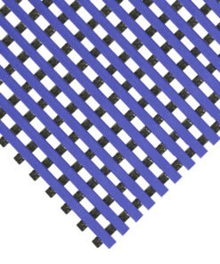 Workplace Mat - DeckStep PVC Anti-Slip Drainage - 120 x 1.15cm - per Linear Metre - Blue - DS021210C