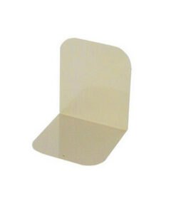 Metal Book End - 12.5 x 12.5 x 12.5 cm - BE125-ivory