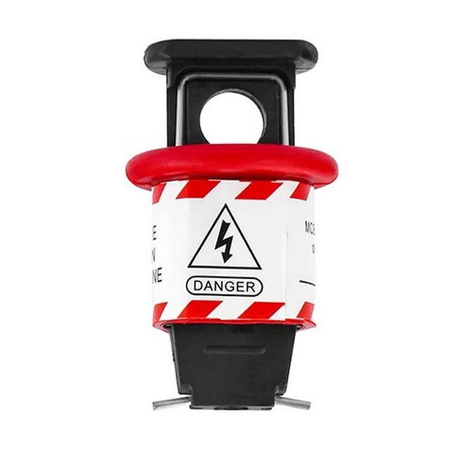 Lockout Circuit Breaker - Miniature - Pin Out - Red - 5 x 3cm