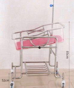 Stainless Steel Baby Carriage  – Blue
