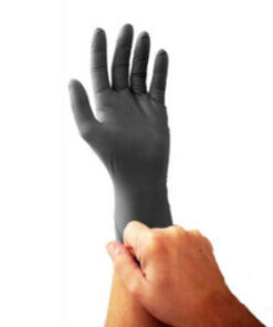 Examination Gloves Nitrile Powder Free - Black - 100/Box