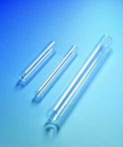 Scherf Test Tubes, Soda Glass, Without Rim, 14 × 100 mm, Wall 0.8-0.9 mm, Pack of 250
