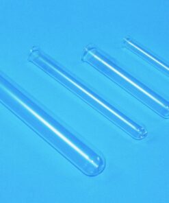 LLG Test Tubes Fiolax 8x70mm with Beaded Rim, Pack of 100