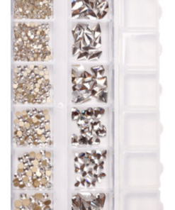 Rhinestone 12 grid Shapes & Round