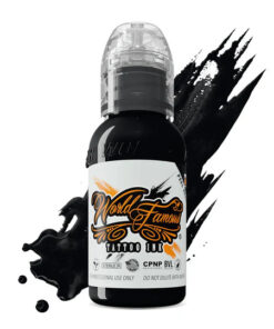 World Famous Tattoo Ink | Pitch Black 30ml