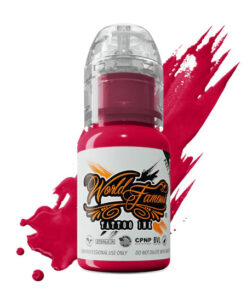 World Famous Tattoo Ink | Rose Red 15ml