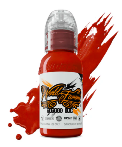 World Famous Tattoo Ink | Mayon Lava Red 30ml