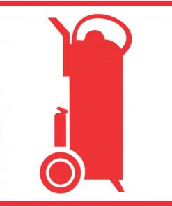 Fire Trolley safety sign
