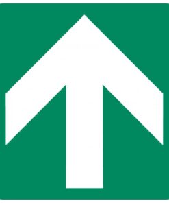 Directional Green Arrow safety sign
