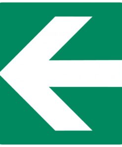 Directional Green Arrow safety sign