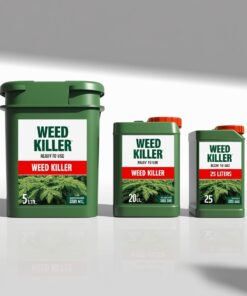 Vinegar, salt, and soap weed killer ready to use