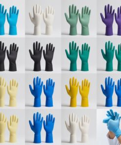 Ansell HyFlex Size 6 White Nylon-Polyester Backing Fabric Gloves with Fingertips Coating Pair