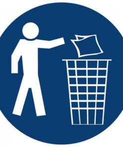 Keep Area Clean safety sign