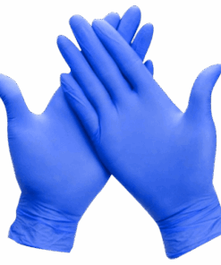 Nitrile gloves powder free box of 100 – MEDIUM