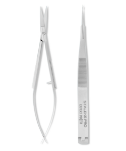 Staleks Professional micro scissors for eyebrows modeling EXPERT 90 TYPE 2