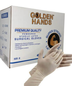 Powdered Sterile Latex Surgical Gloves (Golden Hands)