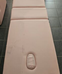 Alternative view of Bella pink portable bed DEMO