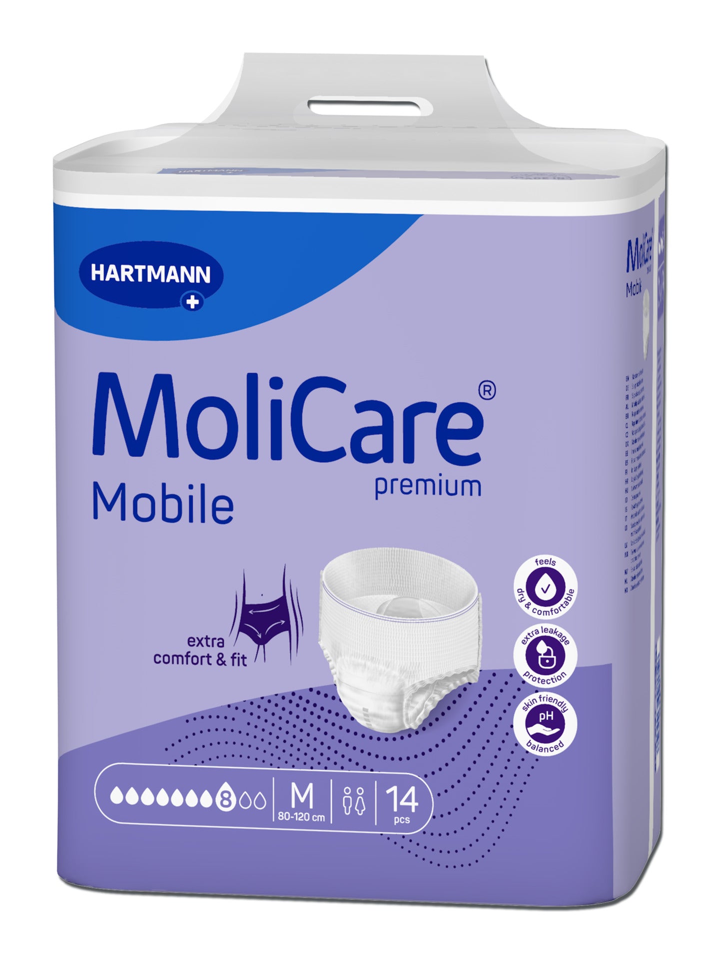Molicare Premium Mobile Pull-Ups 8 Drop - 14 Pack - Image 2