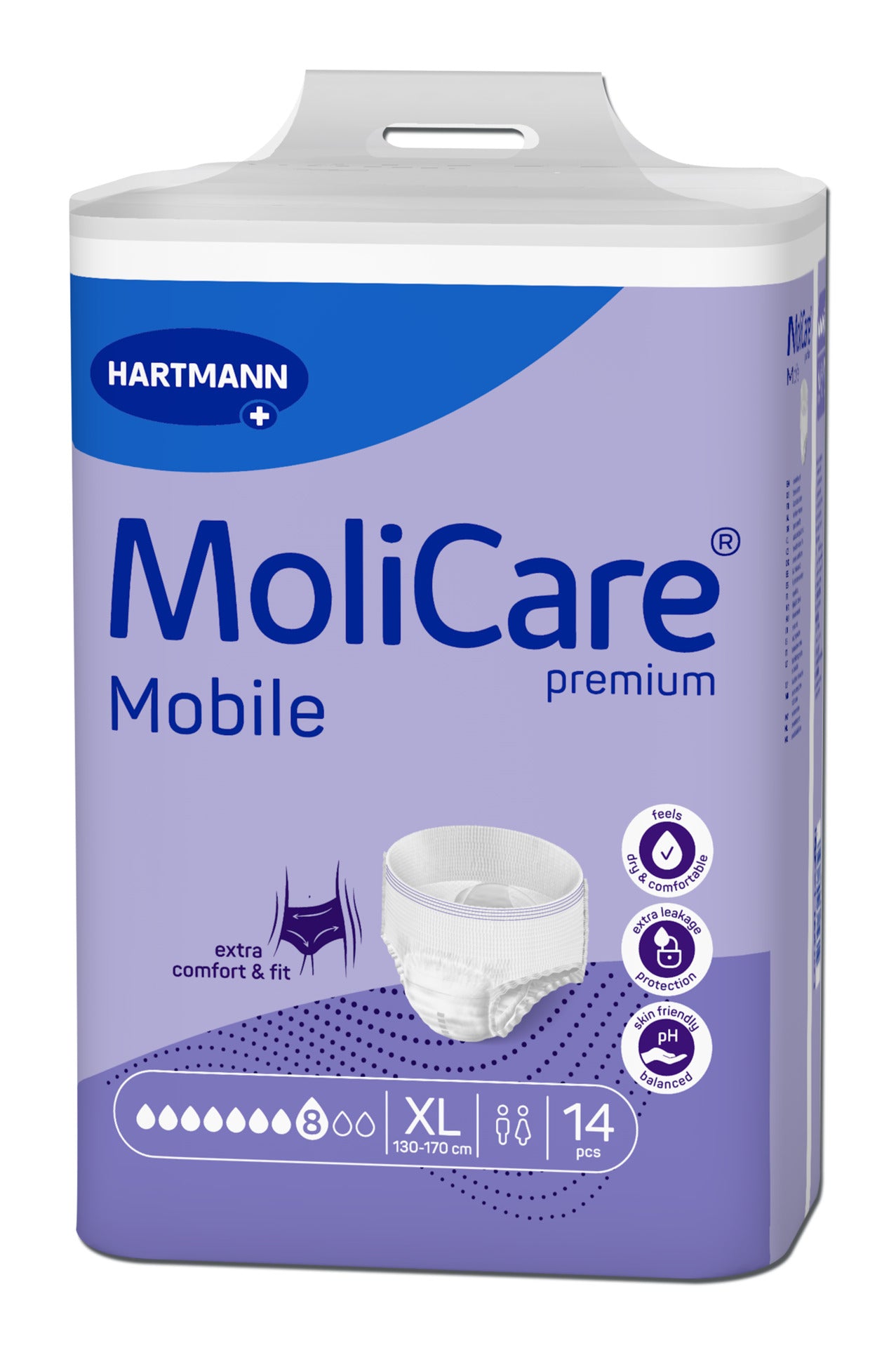 Molicare Premium Mobile Pull-Ups 8 Drop - 14 Pack - Image 4
