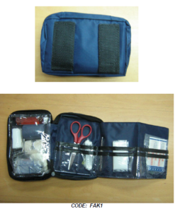 Basic First Aid Bag – Blue (Empty)