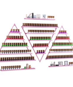 Glam Shelf Polish Display - 3pc set - Pink