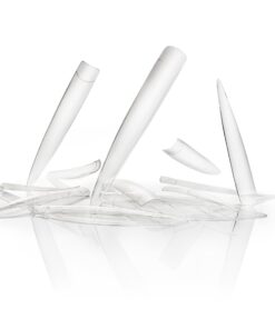 Clear stiletto fantasy tips 10pc
