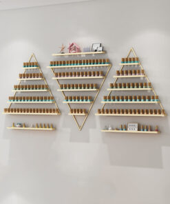 Alternative view of Glam Shelf Polish Display - 3pc set - Gold