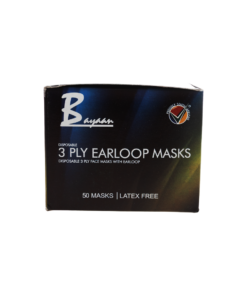 Alternative view of Face Mask (3 Ply) Ties 50