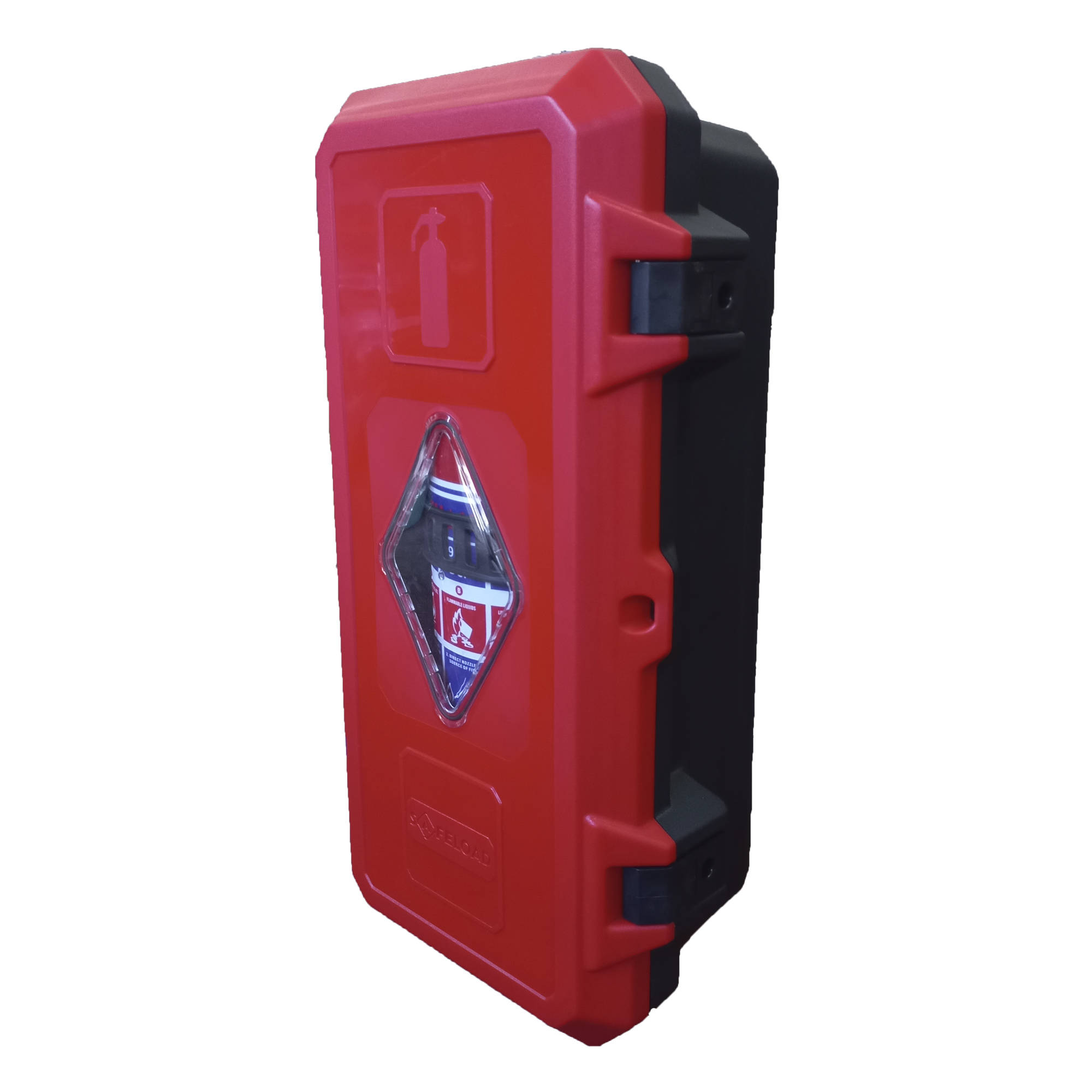 9kg Fire Extinguisher Heavy Duty Plastic Cabinet Combo - Image 3