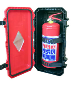 9kg Fire Extinguisher Heavy Duty Plastic Cabinet Combo