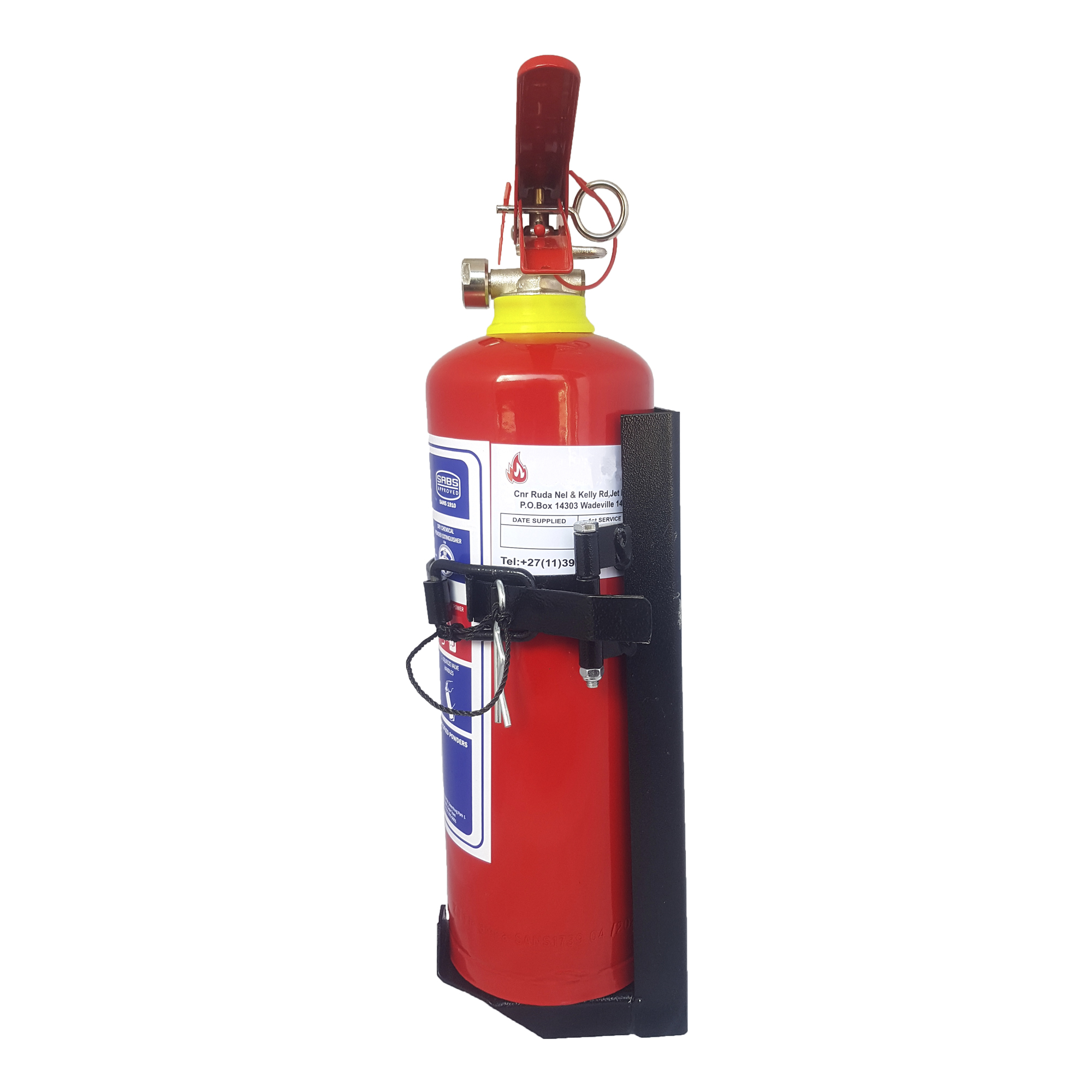 2.5kg DCP Fire Extinguisher with Heavy Duty Bracket - Image 3