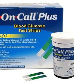 On Call Glucose Test Strips 50s