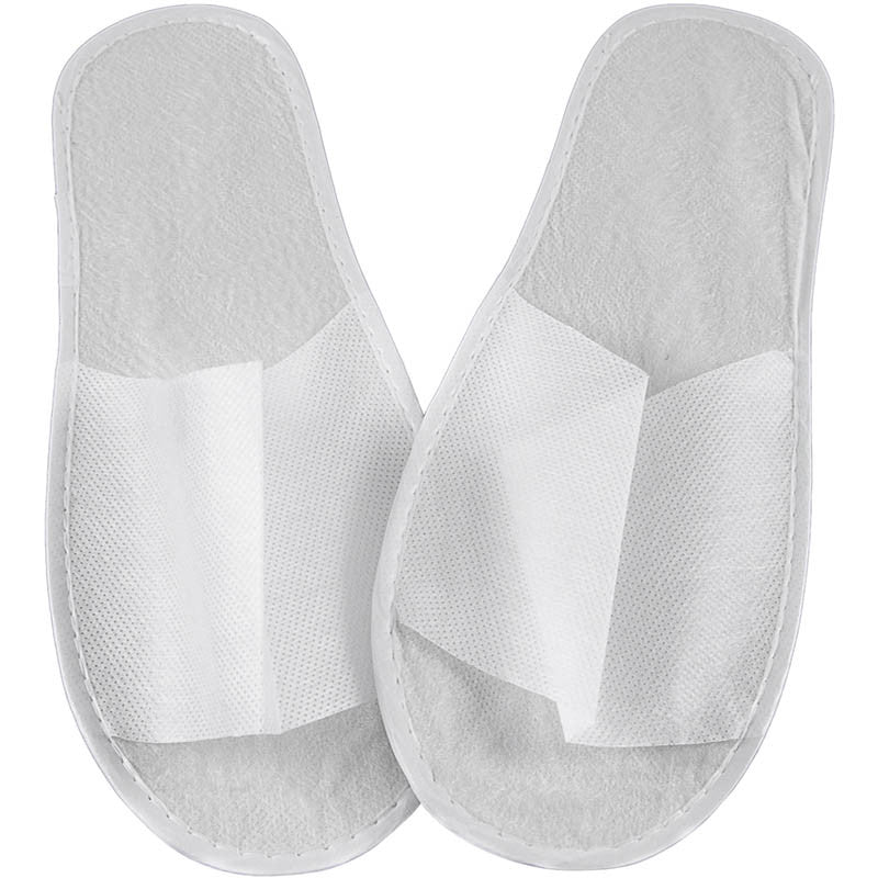 Non-woven disposable open toe slippers | BOX OF 100's - Image 2
