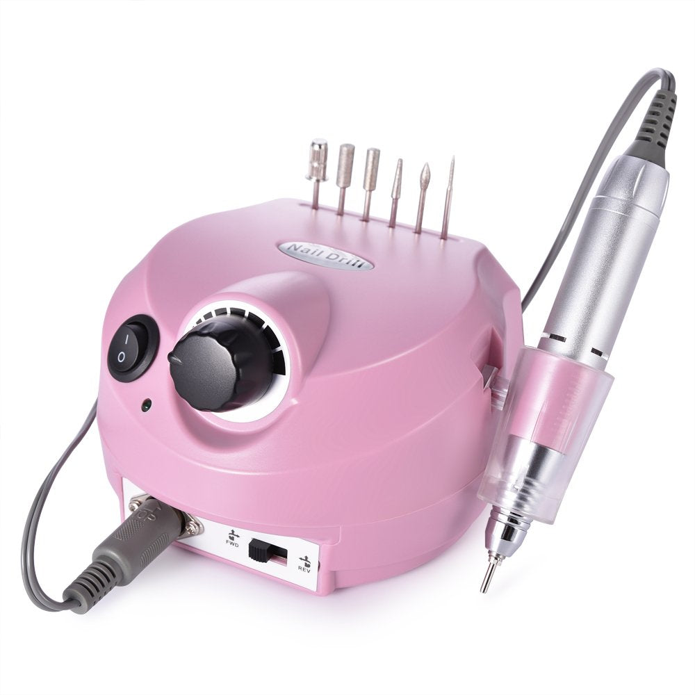 Electric nail file - Option C ( DM-202 PINK / WHITE) - Image 2