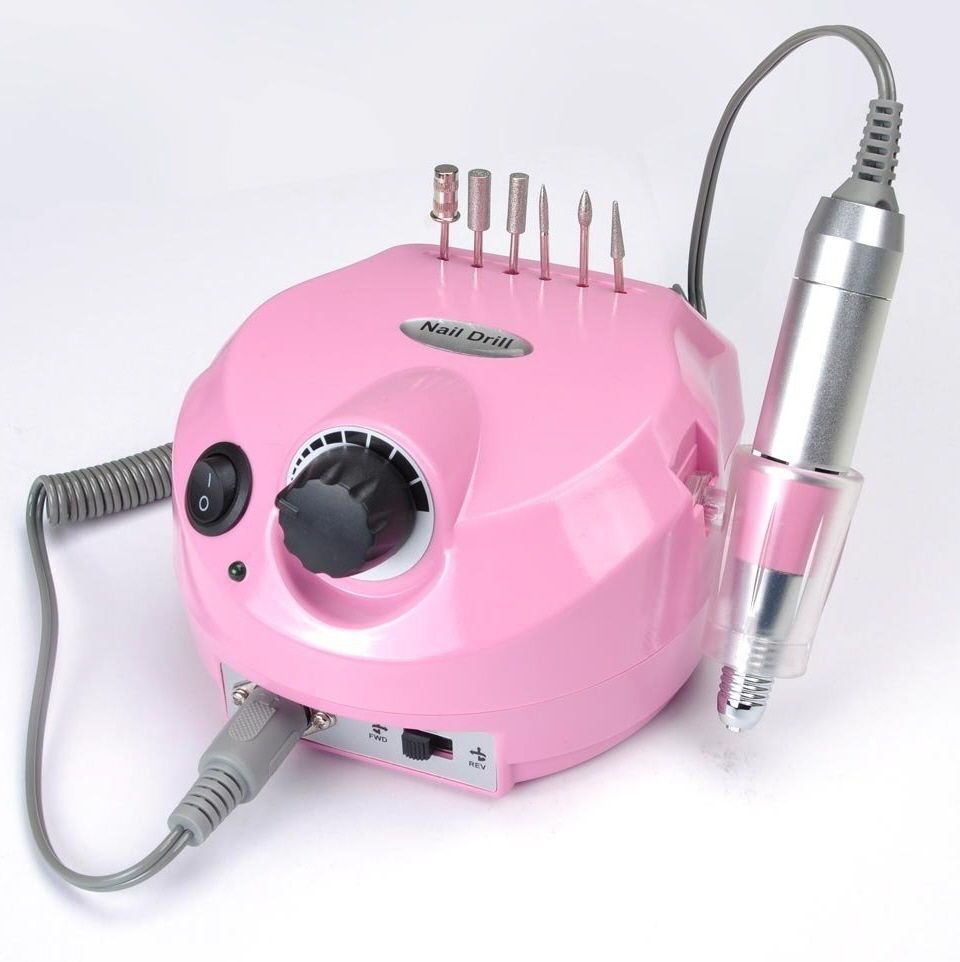Electric nail file - Option C ( DM-202 PINK / WHITE) - Image 3