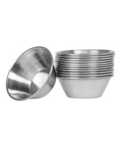 Alternative view of Stainless steel small cup (For masks/scrub/oils etc)