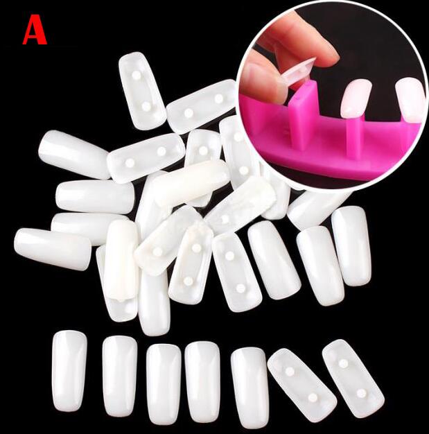 Nail practice stand - Refill tips 100pc - Image 3