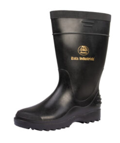 Bata Elegant Ladies Gumboot Blk Size 7