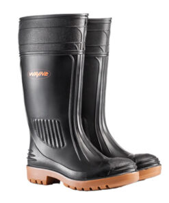 Wayne Gumboot Egoli Stc Knee L Blk/T Size 10