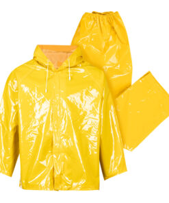 Rainsuit Rubberised Nylon Yellow Xx Large