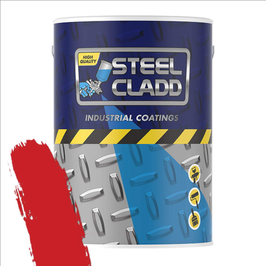 Steel Cladd Quick Dry Enamel Mf Red 5L