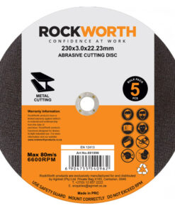 Alternative view of Rockworth Cutting Disc Steel 230X3.0Mm 5Pack