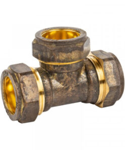 Compression Brass Tee Cxcxc 22Mm Sabs