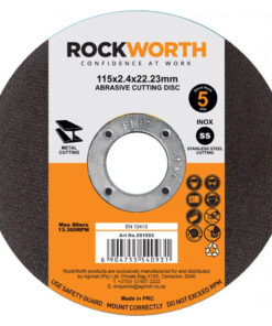 Alternative view of Rockworth Cutting Disc Steel 115X3.0Mm 5Pack